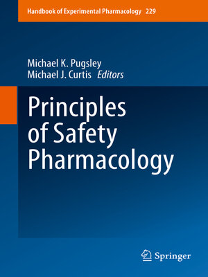 cover image of Principles of Safety Pharmacology